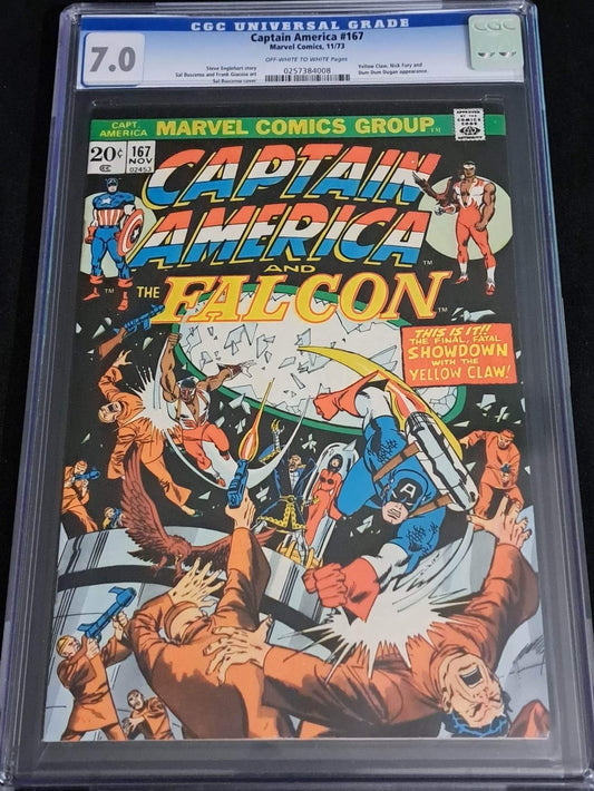 Captain America #167 CGC 7.0